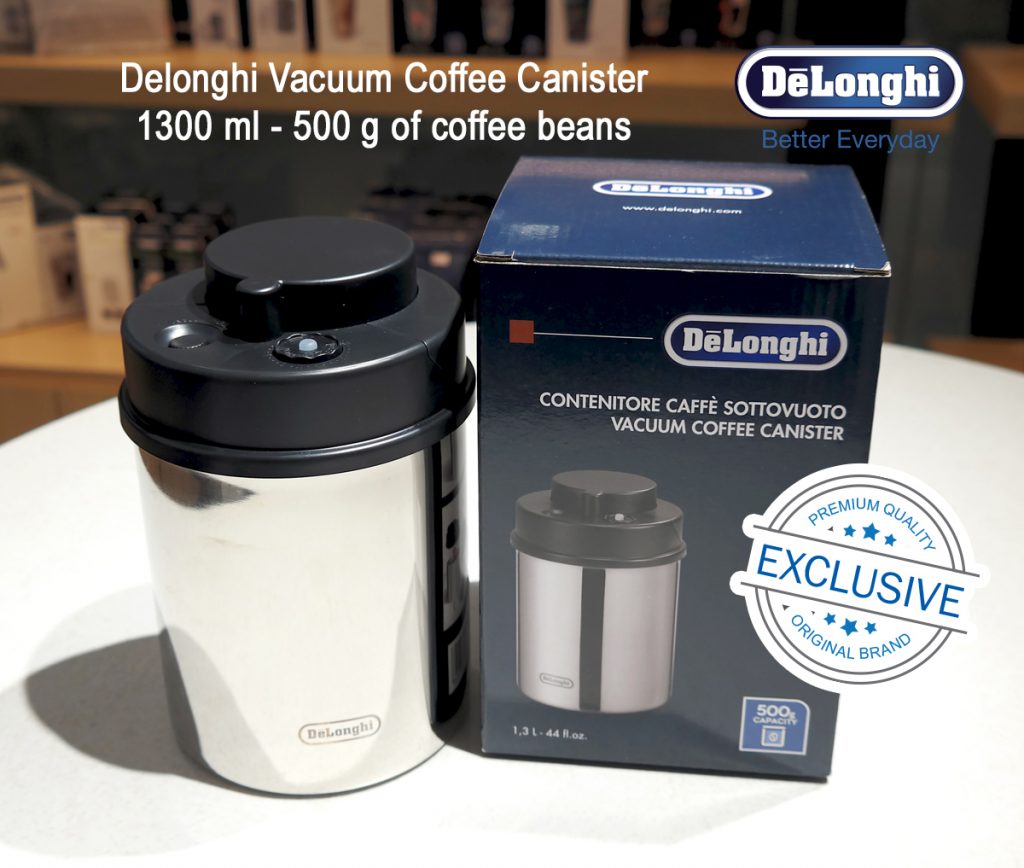 Delonghi Vacuum coffee canister DLSC063 1300 ml500g of coffee beans