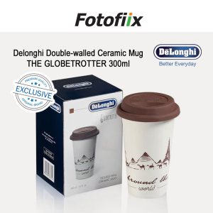 Delonghi Double-walled Ceramic Mug, THE GLOBETROTTER
